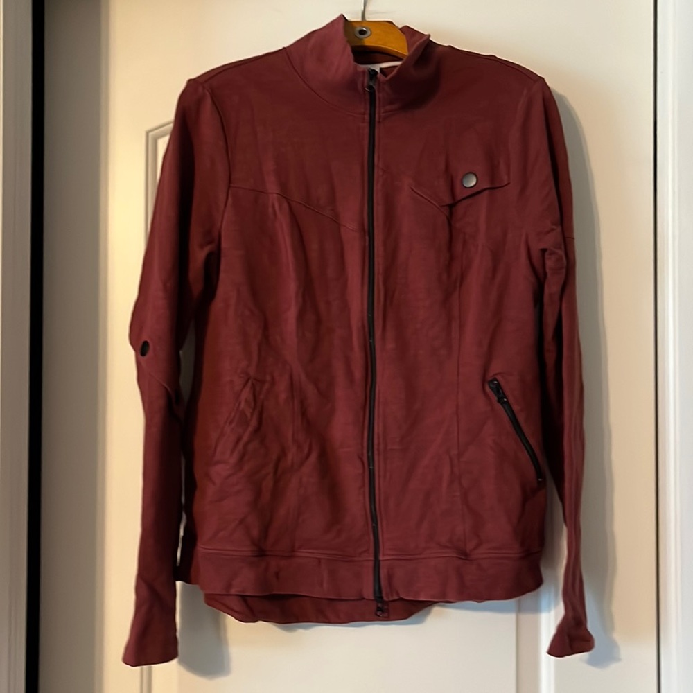 Cabi track jacket. Medium. Burgundy. Worn twice